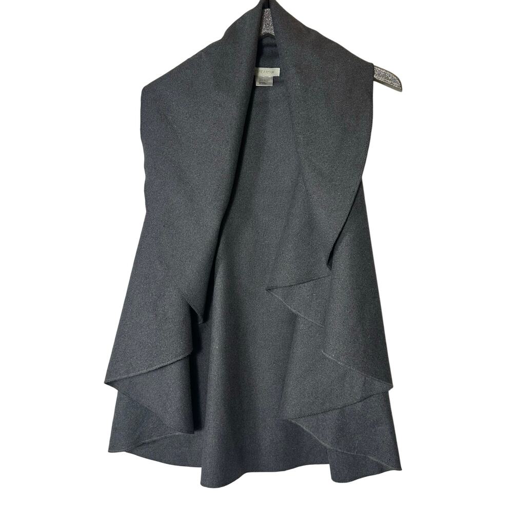 Hipster Row Acrylic Wool Blend Drape Vest